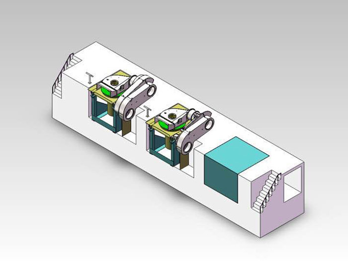 Simulation of furnace cover of electric furnace