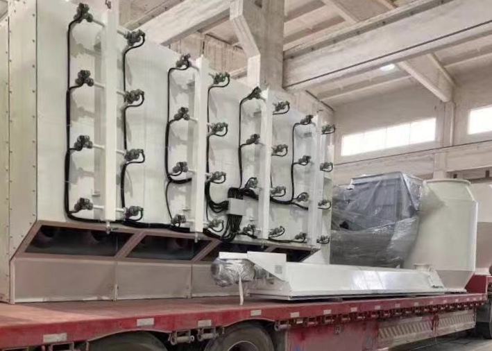 夏日炎炎，为江西某大型企业抛丸除尘系统发货中