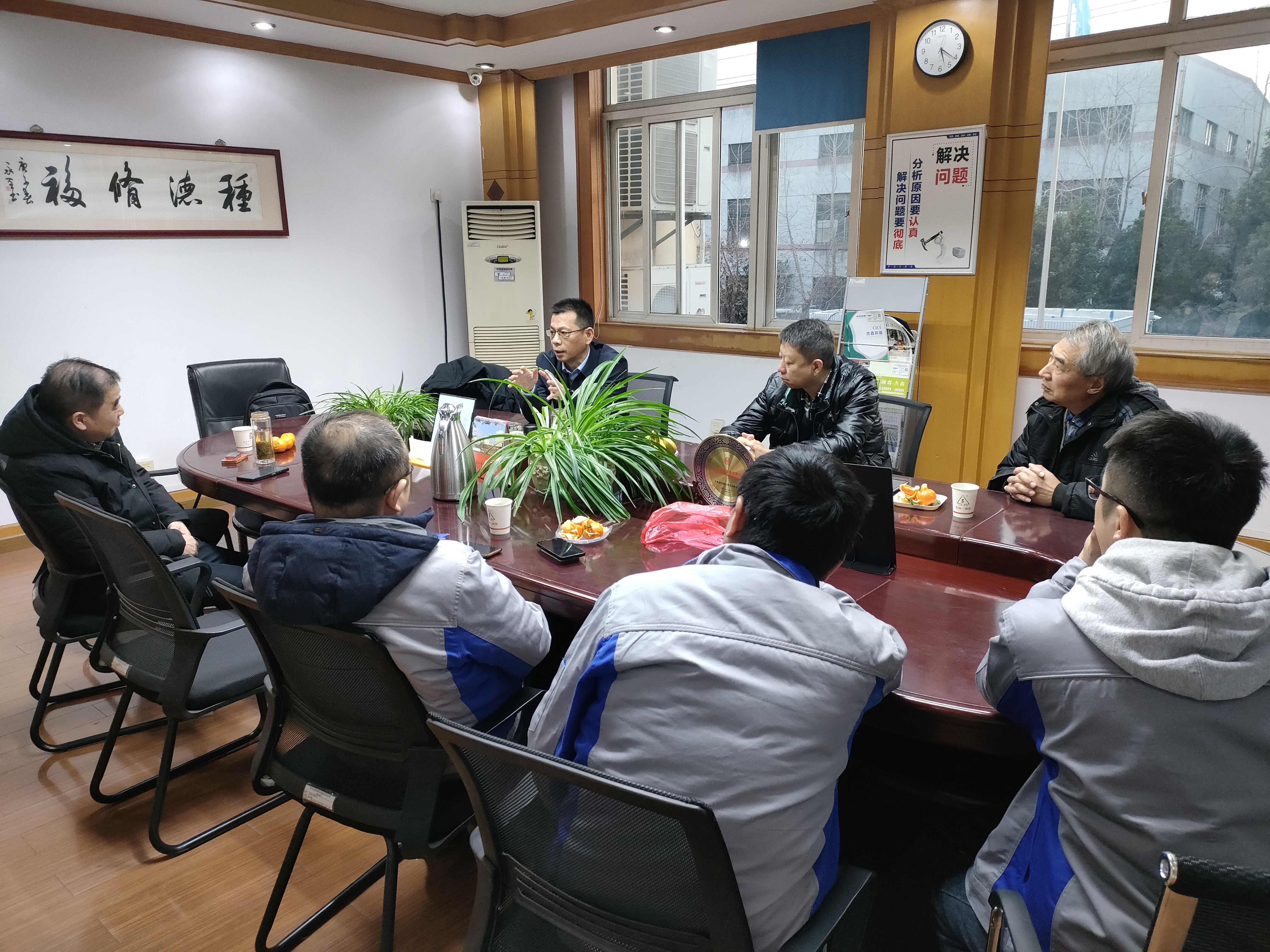 中国铸造协会常委副会长张志勇一行莅临杰森考察交流